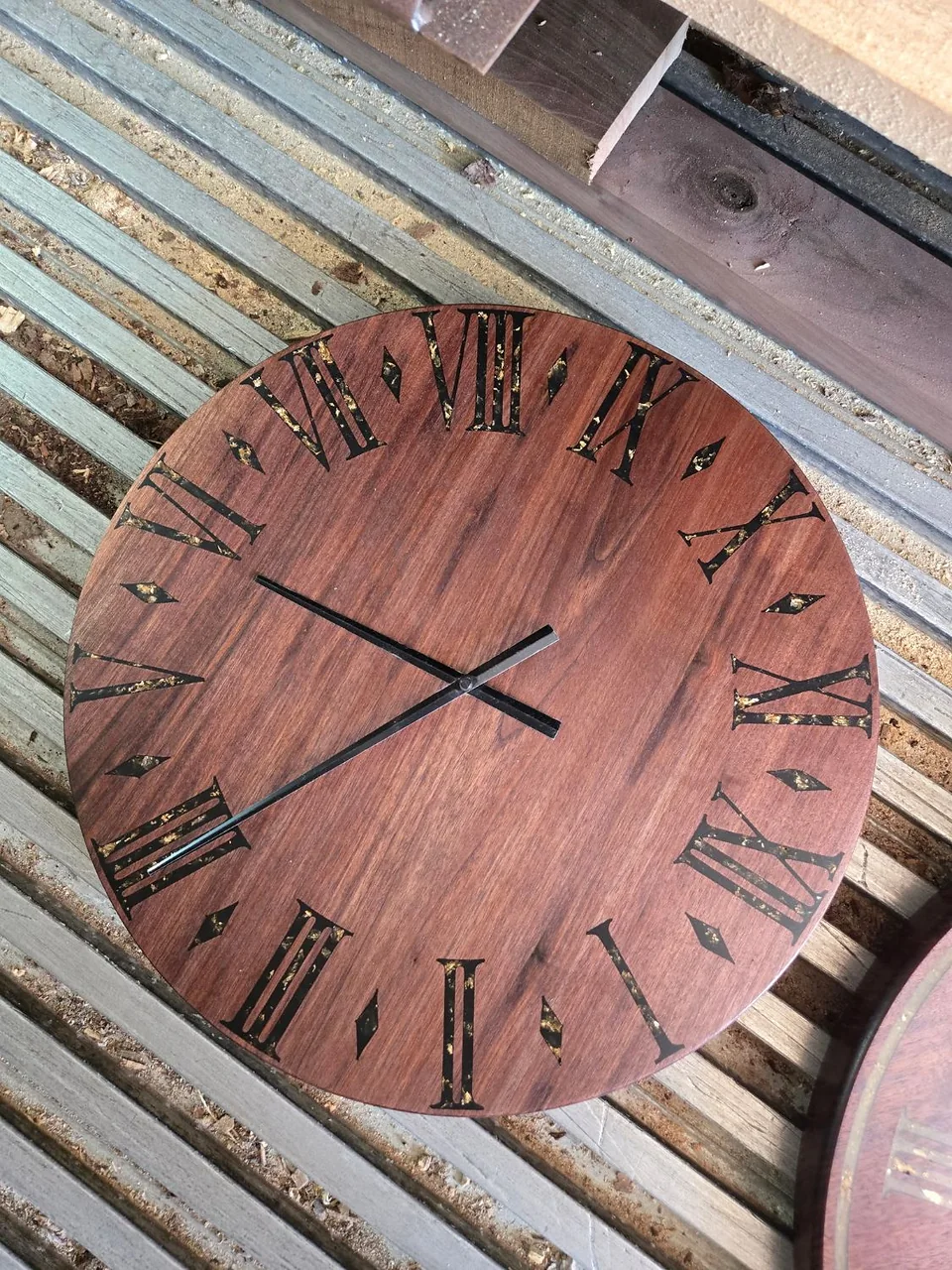 Roman numeral clock